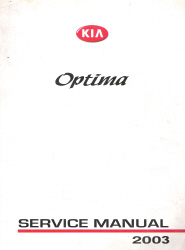 2003 Kia Optima Factory Service Manual