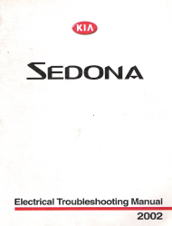 2002 Kia Sedona Factory Electrical Troubleshooting Manual