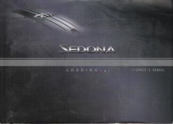 2003 Kia Sedona Owner's Manual