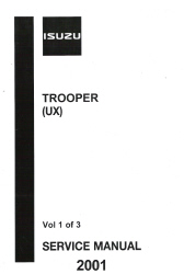 2000 Isuzu Trooper Factory Service Manual
