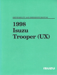 1998 Isuzu Trooper (UX) Driveability and Emissions Manual