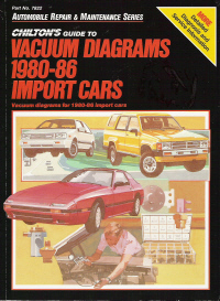 1980 - 1986 Chilton's Guide to Vacuum Diagrams, Import Cars