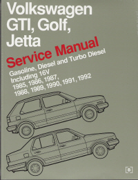 1985 - 1992 Volkswagen GTI, Golf, Jetta Original Factory Repair Manual