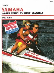 1987 - 1992 Yamaha Jet Ski and Water Vehicles Shop Manual