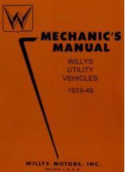 1939-1948 Willys Repair Service Shop Manual Reprint