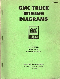 1967 - 1968 GMC Truck All Models Built After December 1, 1967 - Wiring Diagrams