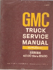 1968 GMC Truck Wiring Diagrams Series 4000 thru 6500 Medium Duty Models