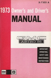 1973 GMC Astro 95 Owner's and Driver's Manual