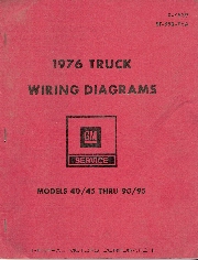 1976 GMC 40/45 thru 90/95 Medium and Heavy Duty Truck Wiring Diagrams