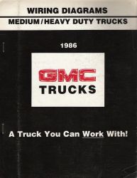 1986 Chevrolet / GMC Medium / Heavy Duty Truck Wiring Diagram Booklet