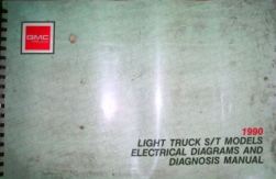 1990 Chevrolet & GMC Light Duty S/T Trucks:  S-10, S-15, Sonoma, S-10 Blazer & S-15 Jimmy Factory Wiring Diagrams Manual