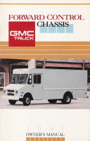 1991 GMC Forward Control Chassis Owner's Manual