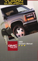 1992 GMC Yukon Suburban Owner's Manual