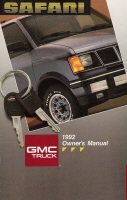 1992 GMC Safari Owner's Manual