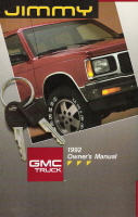 1992 GMC Jimmy Owner's Manual