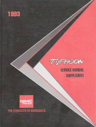 1993 GMC Typhoon Factory Service Manual Supplement