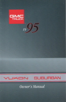 1995 GMC Yukon Suburban Owner's Manual