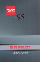 1995 GMC Safari Owner's Manual