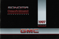 1997 GMC Sonoma Owner's Manual