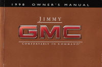 1998 GMC Jimmy Owner's Manual