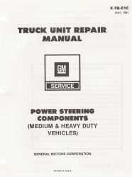 1981 GM Medium/Heavy Duty Trucks Power Steering Unit Repair Manual