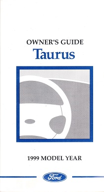 1999 Ford Taurus Owner's Manual Portfolio