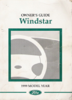 Owners manual for a 1999 ford windstar #2