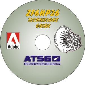 Audi / Jaguar / BMW ZF6HP26Technicians Diagnostic Guide- Mini CD-ROM