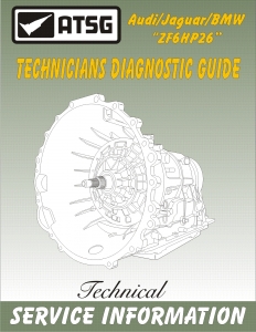 Audi / Jaguar / BMW ZF6HP26 Technicians Diagnostic Guide