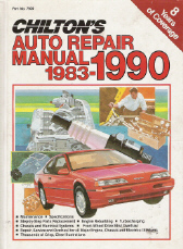 1983 - 1990 Chilton's Auto Repair Manual