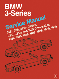 1984 - 1990 BMW 3 Series 318i, 325, 325e, 325es, 325i, 325is, 325i-C (E30) Bentley Service Repair Manual