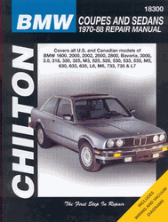 1970 - 1988 BMW Coupes & Sedans Chilton's Total Car Care Manual