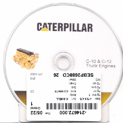Caterpillar C-10 & C-12 On-Highway Engine Service Repair Shop Manual CD-ROM