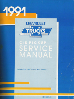 1991 Chevrolet GMC C/K Pick-Up Service Manual