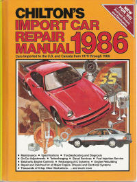1979 - 1986 Chilton's Import Auto Repair Manual