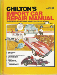 1973 - 1979 Chilton's Import Auto Repair Manual