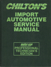 1991 - 1995 Chilton Import Auto Service Manual