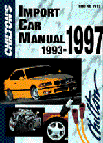 1993 - 1997 Chilton's Import Auto Repair Manual