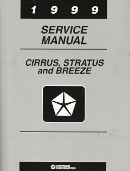 1999 Chrysler Cirrus, Dodge Stratus & Plymouth Breeze Factory Service Manual