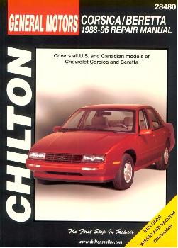 1988 - 1996 Chevrolet Corsica and Beretta Chilton's Total Car Care Manual