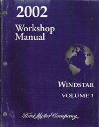 2002 Ford Windstar Factory Service Manual û 2 Volume Set