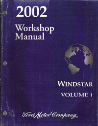 2002 Ford Windstar Factory Service Manual  2 Volume Set