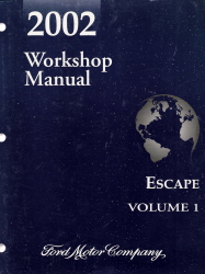 2002 Ford Escape Factory Workshop Manual - 2 Volume Set