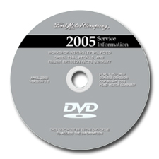 2005 Model Year Ford / Lincoln / Mercury Cars: Factory Service Information DVD-ROM
