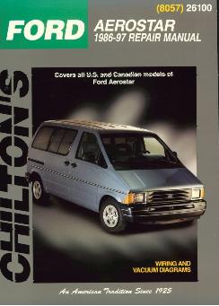 1986 - 1997 Ford Aerostar Van Chilton's Total Car Care Manual