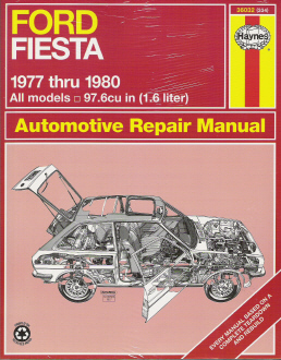 1977 - 1980 Ford Fiesta  Haynes Repair Manual