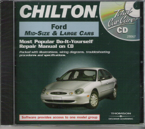 1983 - 1999 Ford Mid & Full Size Cars - Chilton Repair Manual on CD-ROM