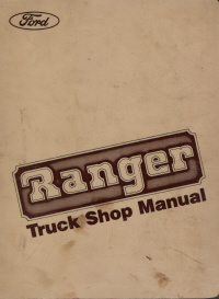1983 Ford Ranger Truck Service Manual