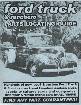 Ford Truck, Ranchero (All Models) Parts Locating Guide 