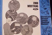 1988 Ford Mustang Electrical and Vacuum Troubleshooting Manual